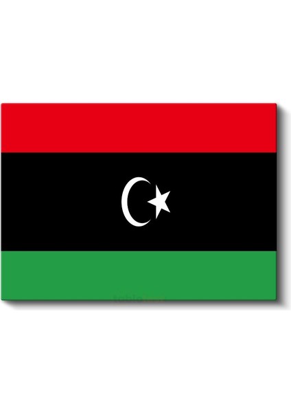 Libya Bayrağı - Kanvas Tablo fiyatları