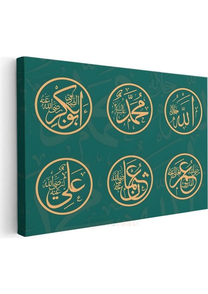 Pençe-I Âl-I Abâ - Islam'ın Kutsal Şahsiyetleri Kanvas Tablo modelleri