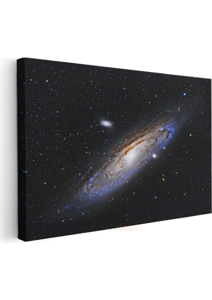 Andromeda Galaksisi - Yıldızlarla Dolu Spiral Galaksi Kanvas Tablo modelleri