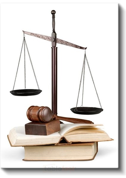 Avukat - Adalet Terazisi ve Hukuk Kanvas Tablo fiyatları