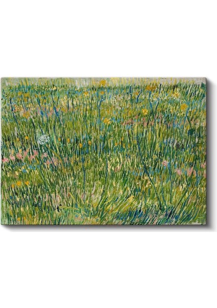 Vincent Van Gogh - Çiçekli Çayır Kanvas Tablo fiyatları