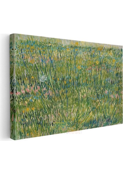 Vincent Van Gogh - Çiçekli Çayır Kanvas Tablo modelleri