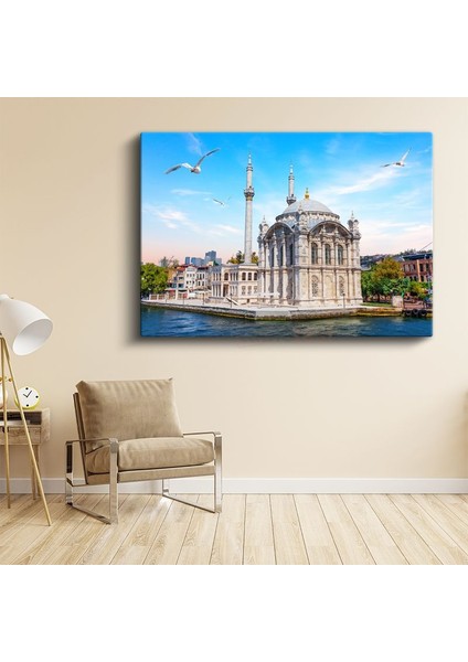 Ortaköy Camii - Boğaz'ın Incisi Kanvas Tablo