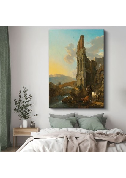 Jan Both - Antik Harabe Kanvas Tablo