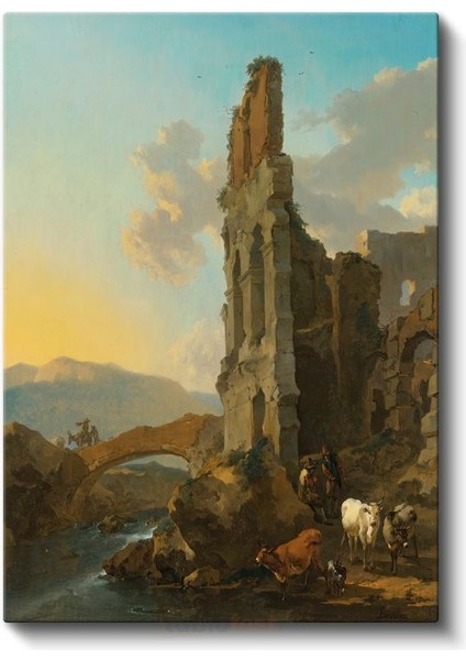 Jan Both - Antik Harabe Kanvas Tablo fiyatları