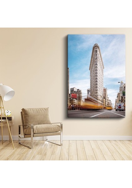 Flatiron Binası - New York'un Ikonik Üçgen Gökdeleni Kanvas Tablo