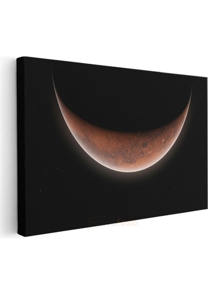 Mars Hilali - Kızıl Gezegenin Büyüleyici Görünümü Kanvas Tablo modelleri
