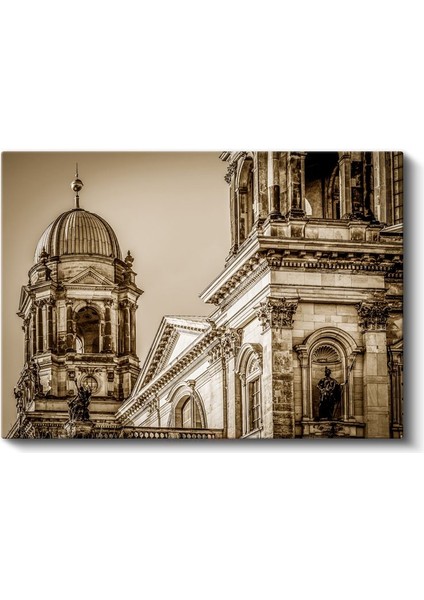 Berlin Katedrali - Klasik Mimari Detay Kanvas Tablo fiyatları