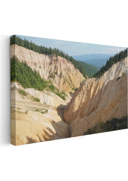 Altın Kanyon - Güneş Işığında Parlayan Vadi Kanvas Tablo modelleri