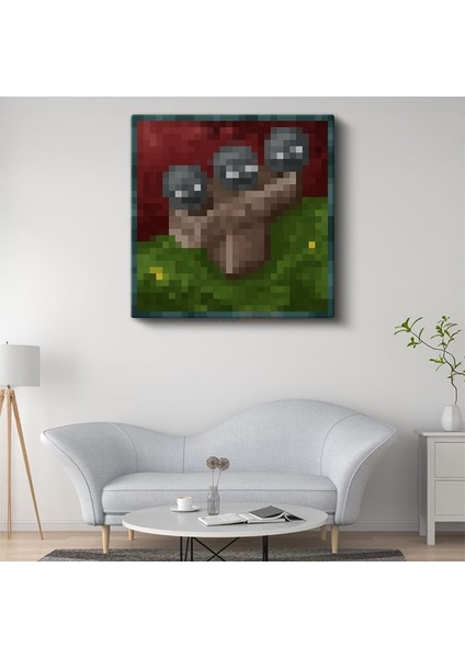 Minecraft - Wither Piksel Kanvas Tablo