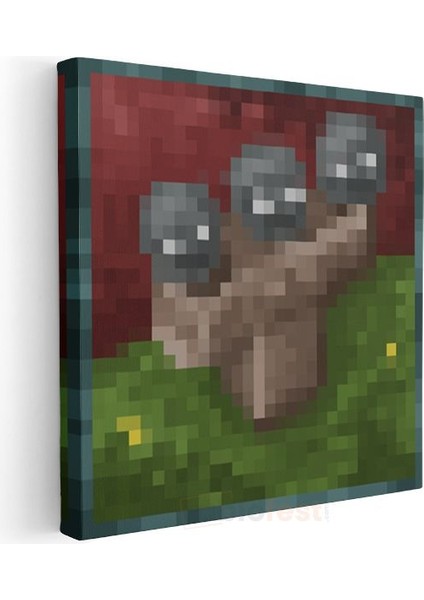 Minecraft - Wither Piksel Kanvas Tablo modelleri