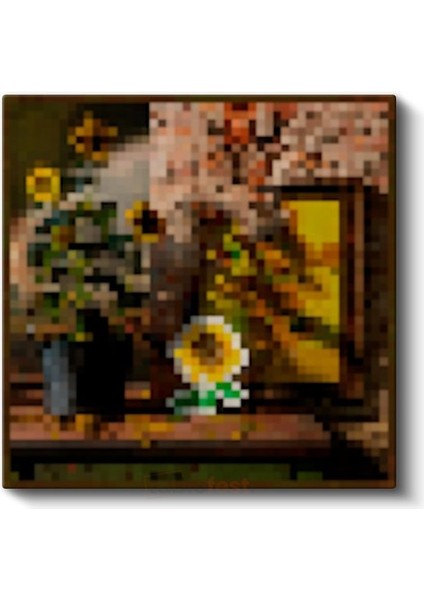Minecraft - Sunflowers Piksel Kanvas Tablo fiyatları