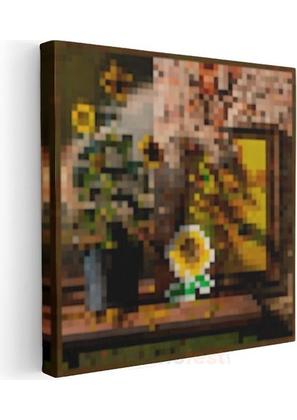 Minecraft - Sunflowers Piksel Kanvas Tablo modelleri