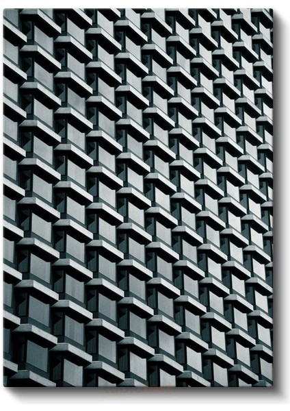 Modern Mimari - Geometrik Cephe Kanvas Tablo fiyatları