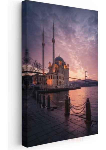Ortaköy Camii - Gün Batımı Manzarası Kanvas Tablo modelleri