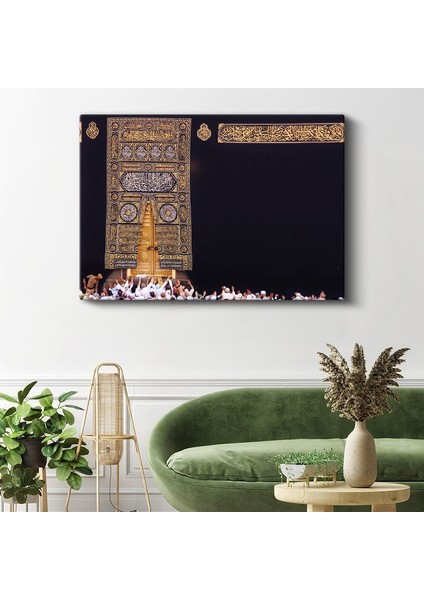 Kabe Kapısı ve Kisve - Kutsal Mekan ve Maneviyat Kanvas Tablo