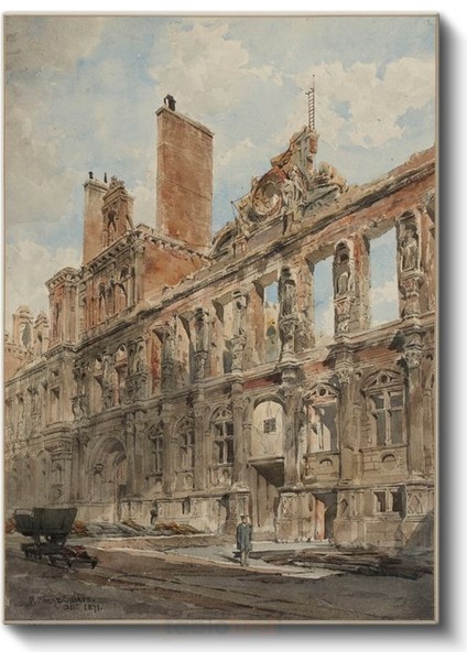 Richard Parkes Bonington - Tarihi Çeşme Kanvas Tablo fiyatları