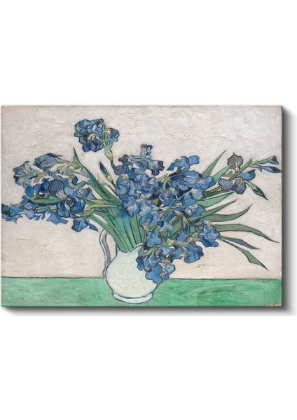 Vincent Van Gogh - Vazoda Süsenler Kanvas Tablo fiyatları