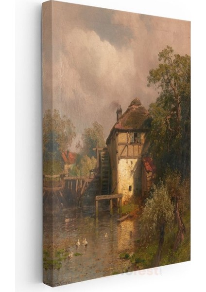 John Constable - Su Değirmeni Kanvas Tablo modelleri