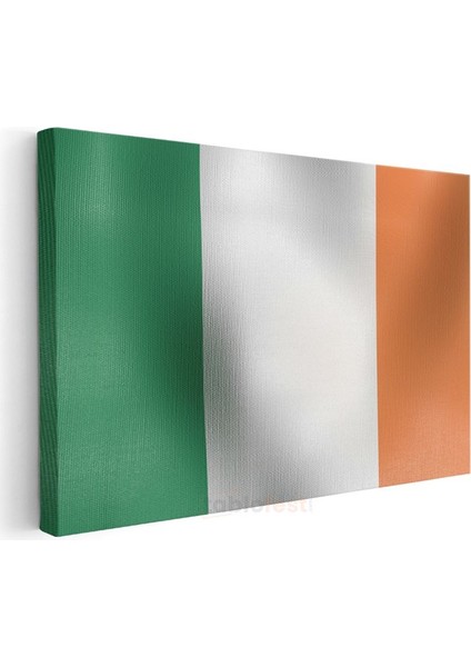 Irlanda Bayrağı - Dalgalı Görünüm Kanvas Tablo modelleri