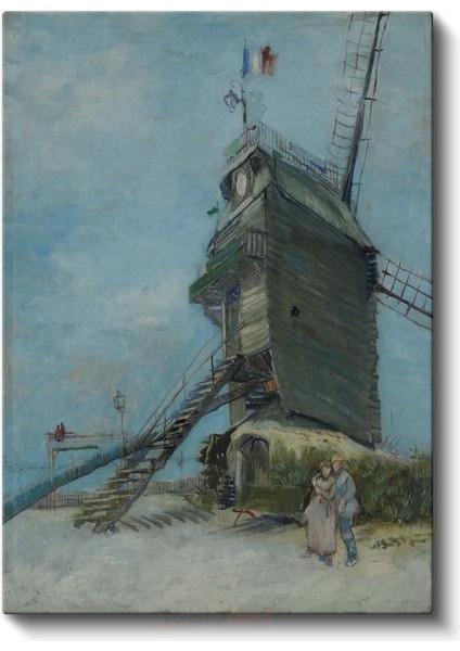 Vincent Van Gogh - Le Moulin De La Galette Kanvas Tablo fiyatları