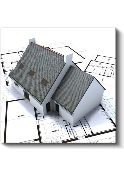 Inşaat Mühendisi - Mimari Proje ve Teknik Çizim Kanvas Tablo fiyatları