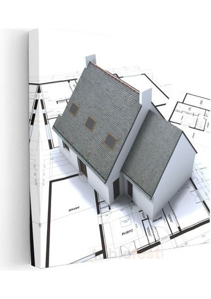 Inşaat Mühendisi - Mimari Proje ve Teknik Çizim Kanvas Tablo modelleri