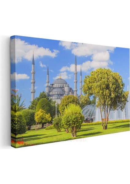 Sultanahmet Camii - Bahar Manzarası Kanvas Tablo modelleri