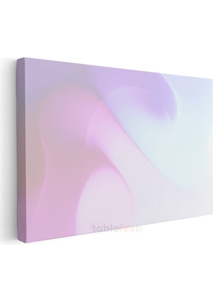 Pembe Rüya - Yumuşak Geçişli Minimalist Soyut Kanvas Tablo modelleri