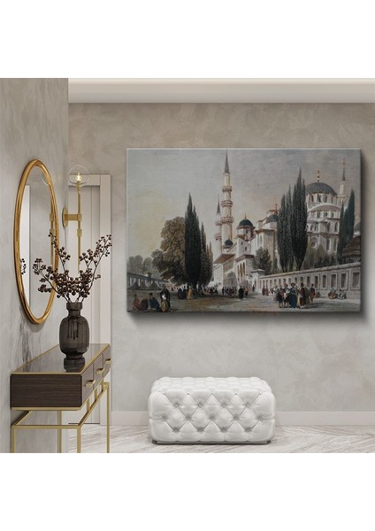 Süleymaniye Camii - Osmanlı Mimarisinin Görkemi Kanvas Tablo