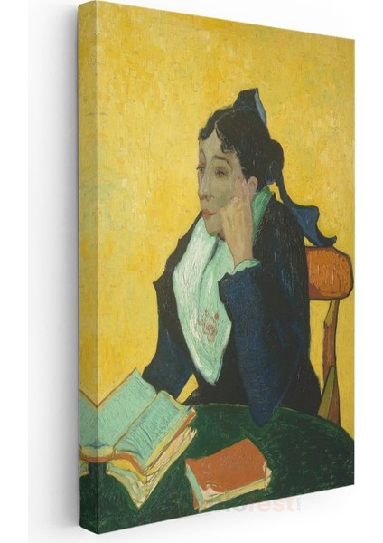 Vincent Van Gogh - Arlesli Madam Ginoux Portresi Kanvas Tablo modelleri