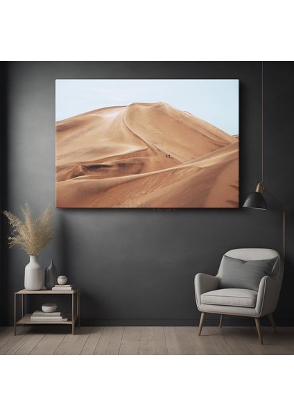 Çöl Tepeleri - Altın Kumların Büyüleyici Dansı Kanvas Tablo