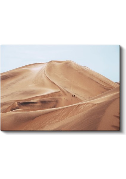 Çöl Tepeleri - Altın Kumların Büyüleyici Dansı Kanvas Tablo fiyatları