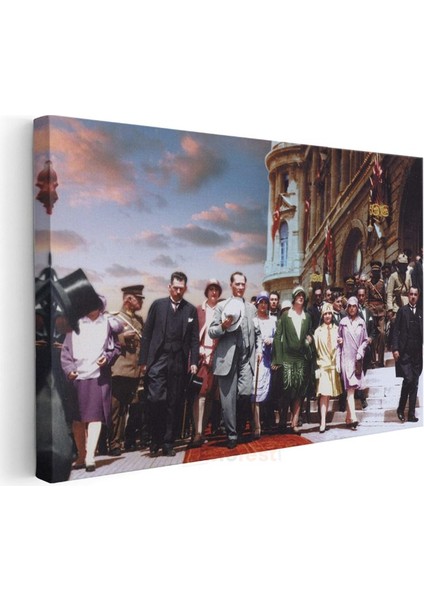 Atatürk ve Meclis Açılışı - Resmi Tören Kanvas Tablo modelleri