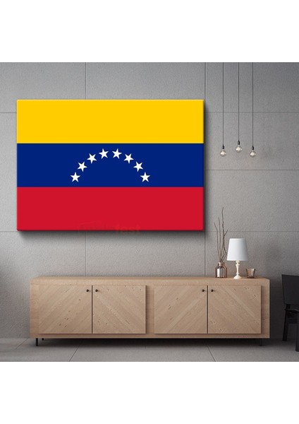 Venezuela Bayrağı - Kanvas Tablo