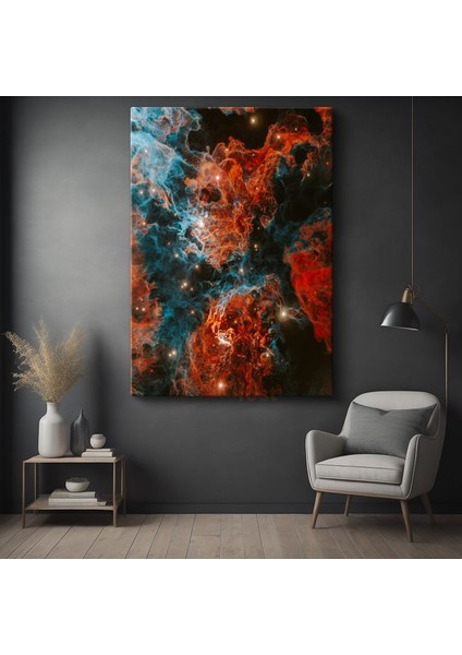 Ateş ve Buz Nebulası - Kozmik Uzay Harikası Kanvas Tablo