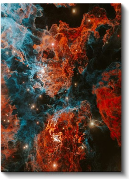Ateş ve Buz Nebulası - Kozmik Uzay Harikası Kanvas Tablo fiyatları