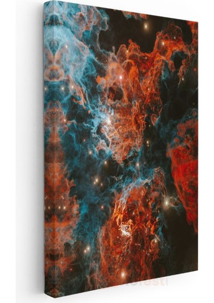 Ateş ve Buz Nebulası - Kozmik Uzay Harikası Kanvas Tablo modelleri