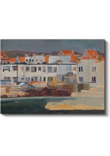 Edward Hopper - Şehir Evleri Kanvas Tablo fiyatları