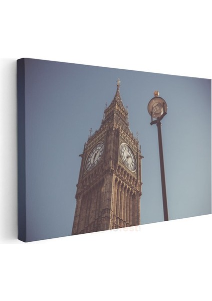 Big Ben Kulesi - Ikonik Londra Silueti Kanvas Tablo modelleri