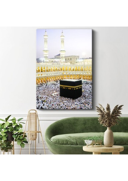 Kabe-I Şerif - Islam'ın Kutsal Mabedi Kanvas Tablo