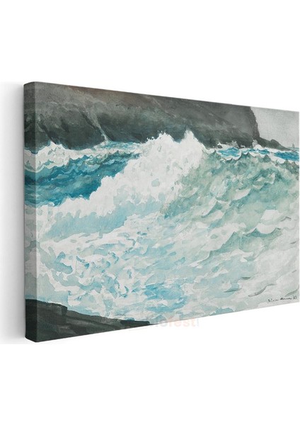 Winslow Homer - Shore And Surf Kanvas Tablo modelleri