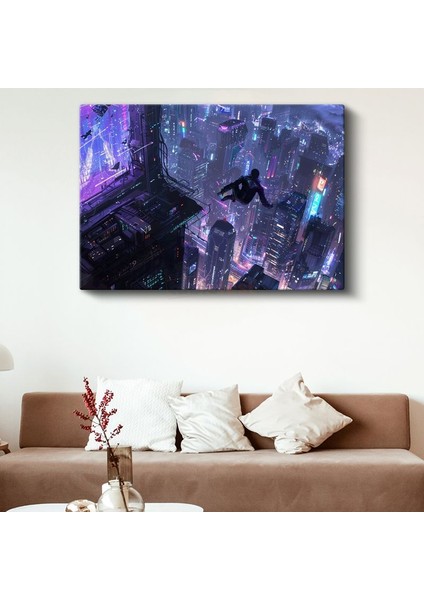 Zafer Anı - Altın Işıklı Voleybol Maçı Anime Kanvas Tablo