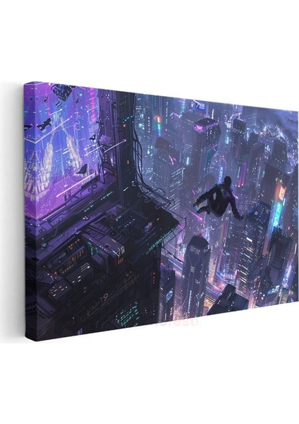 Zafer Anı - Altın Işıklı Voleybol Maçı Anime Kanvas Tablo modelleri