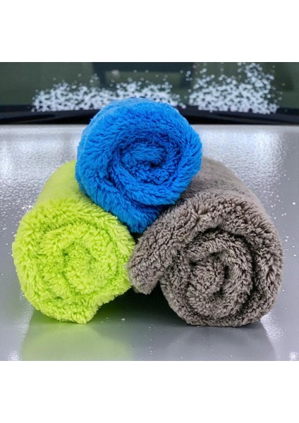 Mikrofiber Oto Temizlik Bezi Lazer Kesim Cila Wax 40X40 cm Parlatır Çizmez Leke Yapmaz 3 Adet fiyatları