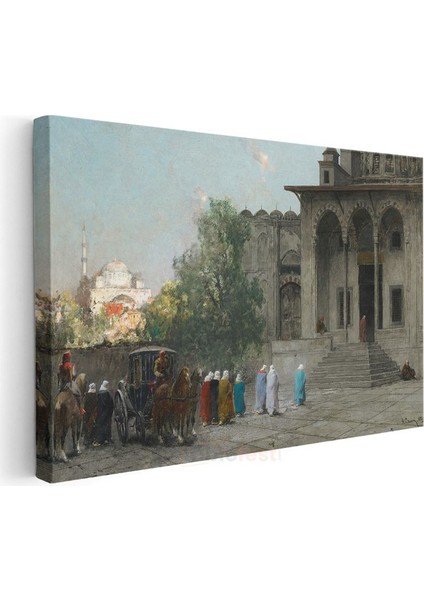 Saray Yaşamı - Osmanlı Dönemi Mimari Detaylar Kanvas Tablo modelleri