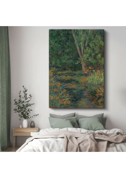 Claude Monet - Bahçe Patikası Kanvas Tablo