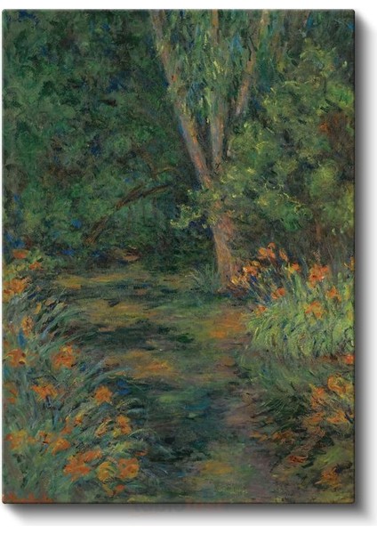 Claude Monet - Bahçe Patikası Kanvas Tablo fiyatları