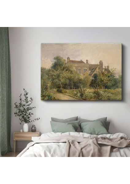 John Constable - Ingiliz Kır Evi Kanvas Tablo