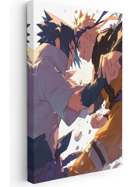 Naruto ve Sasuke - Efsane Karşılaşma Anime Kanvas Tablo modelleri